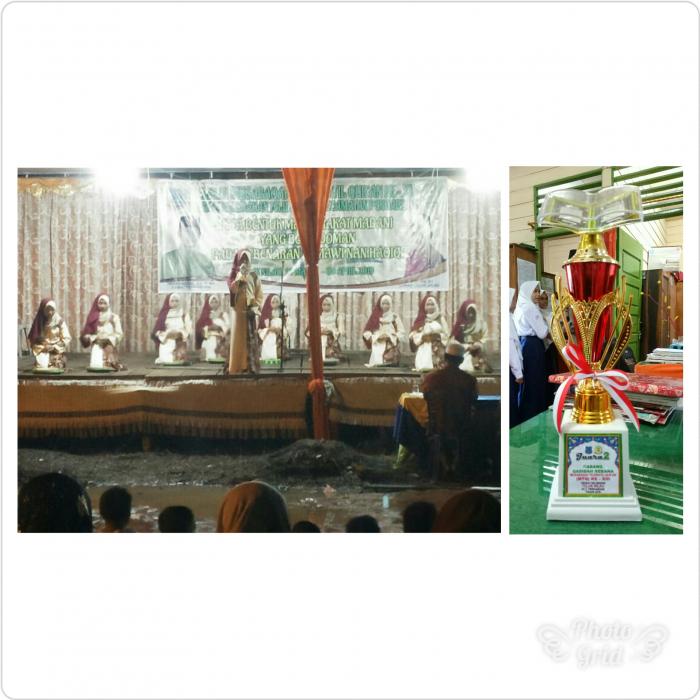 Grup Rebana MTsN 3 Tanjab Barat Meraih Juara II Lomba Rebana MTQ Tingkat Kelurahan Teluk Nilau