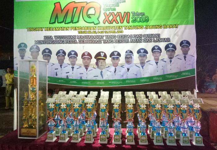 MTQ Tingkat Kecamatan Pengabuan Ke-XXVI Tahun 2019 Resmi Ditutup: Desa Mekar Jati Juara Umum