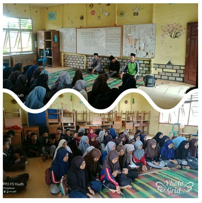 Adakan Doa Bersama, Kepala MTsN 3 Tanjab Barat Harap Semua Siswa Lulus