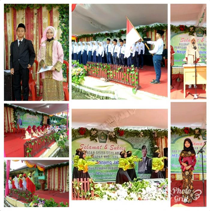 Pelepasan Kelas IX MTsN 3 Tanjab Barat 2019 Berlangsung Meriah Penuh Haru