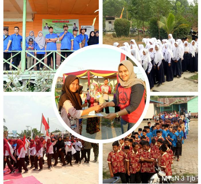 MTsN 3 Tanjab Barat Raih Juara II Pawai Pembangunan HUT RI ke-74