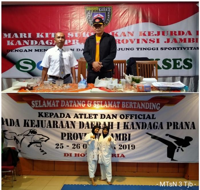 Dua Siswi MTsN 3 Ikuti Kejurda I Shokaido Jambi