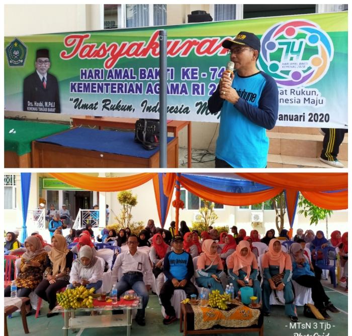 Kemenag Tanjab Barat Adakan Tasyakuran HAB Kemenag RI Ke-74