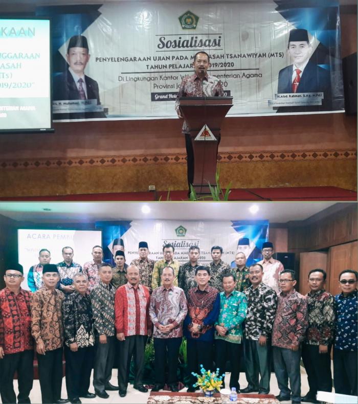Catatan Sosialisasi UN 2020 di Kanwil Kemenag Provinsi Jambi