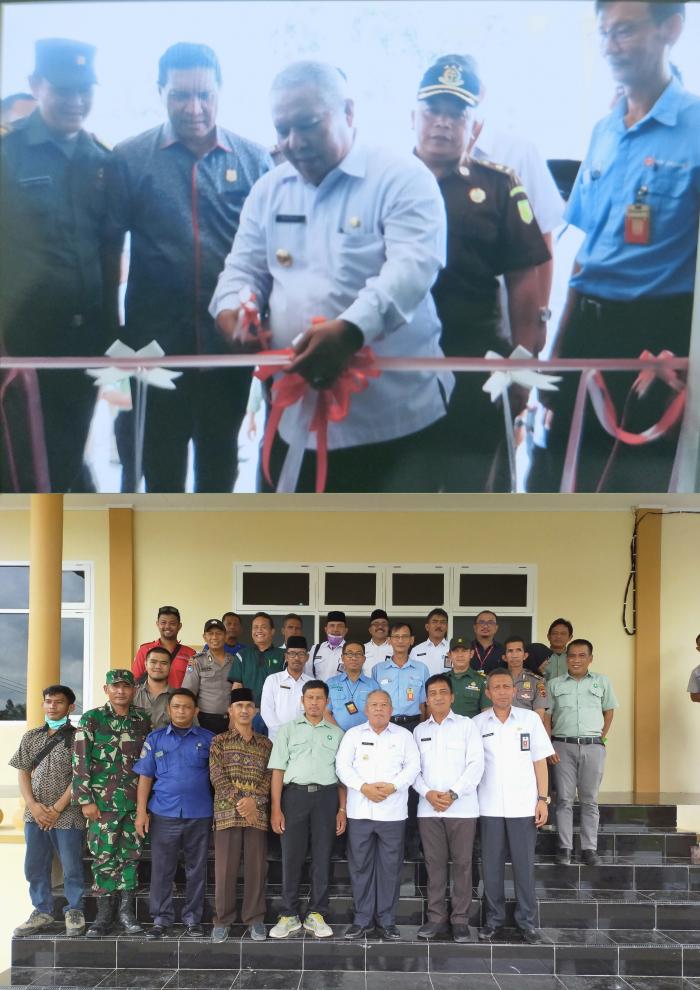 Bupati Tanjung Jabung Barat Resmikan Kantor Camat Pengabuan