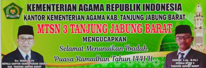 Selamat Menunaikan Ibadah Puasa Ramadhan Tahun 1441 H/2020 M