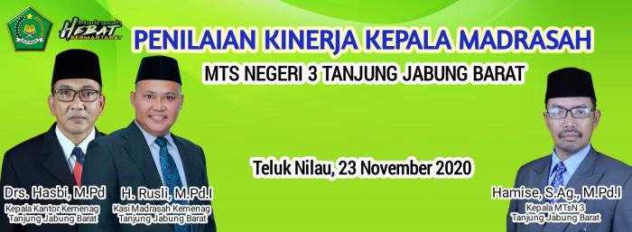 Penilaian Kinerja Kepala Madrasah di MTsN 3 Tanjab Barat