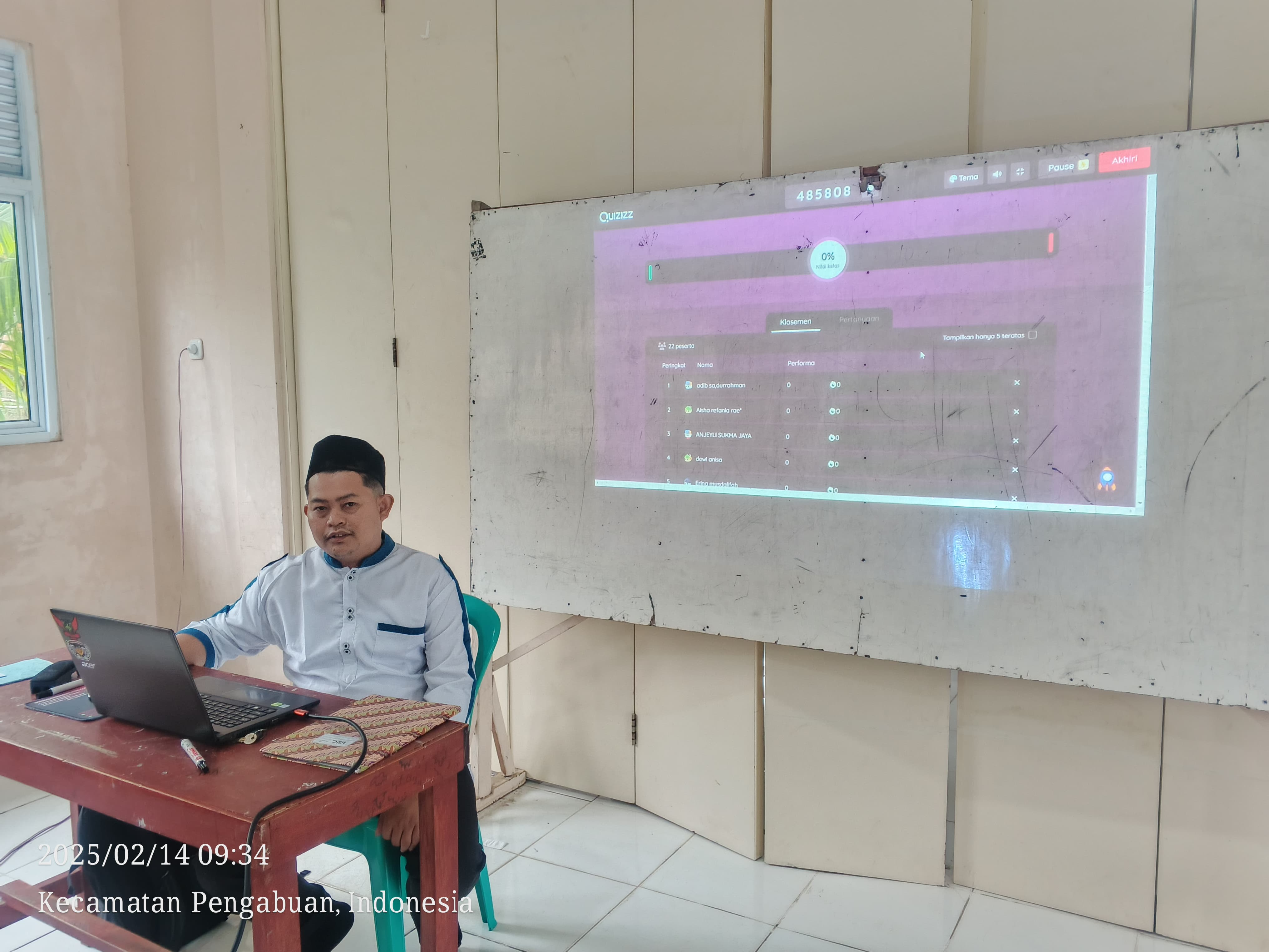 Serunya Belajar Bahasa Inggris dengan Quizizz di Kelas VII MTsN 3 Tanjung Jabung Barat