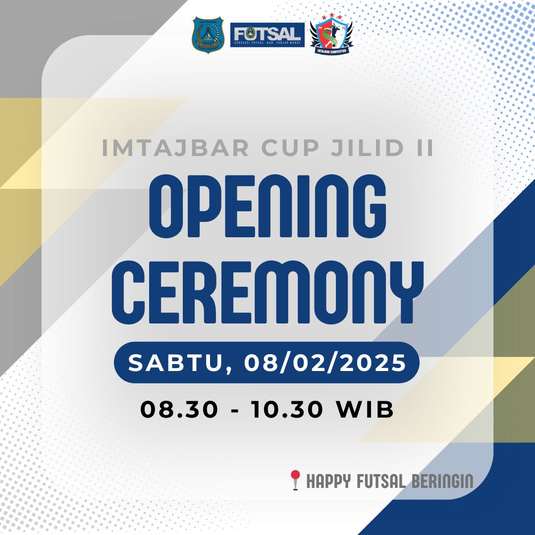 16 Tim Futsal Berkompetisi di Turnamen Imtajbar Cup Futsal Competition Jilid II