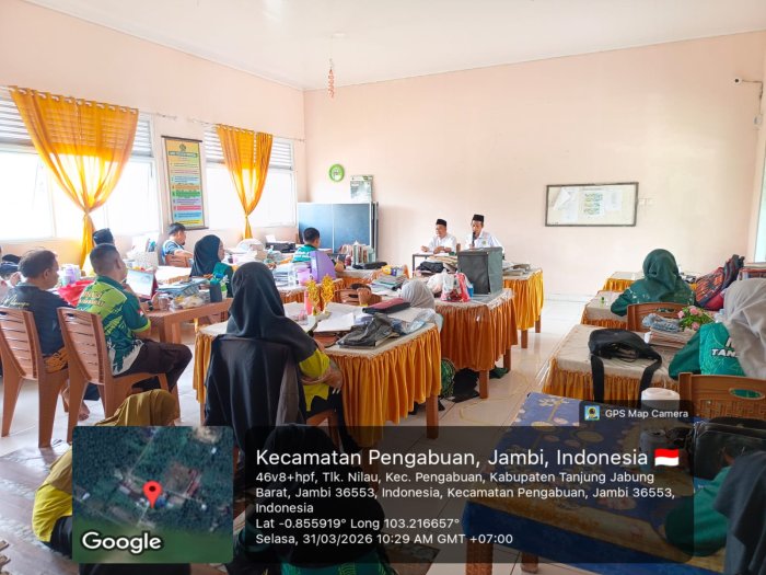 Guru dan Staf MTsN 3 Tanjab Barat Gelar Rapat Persiapan UM dan PAT