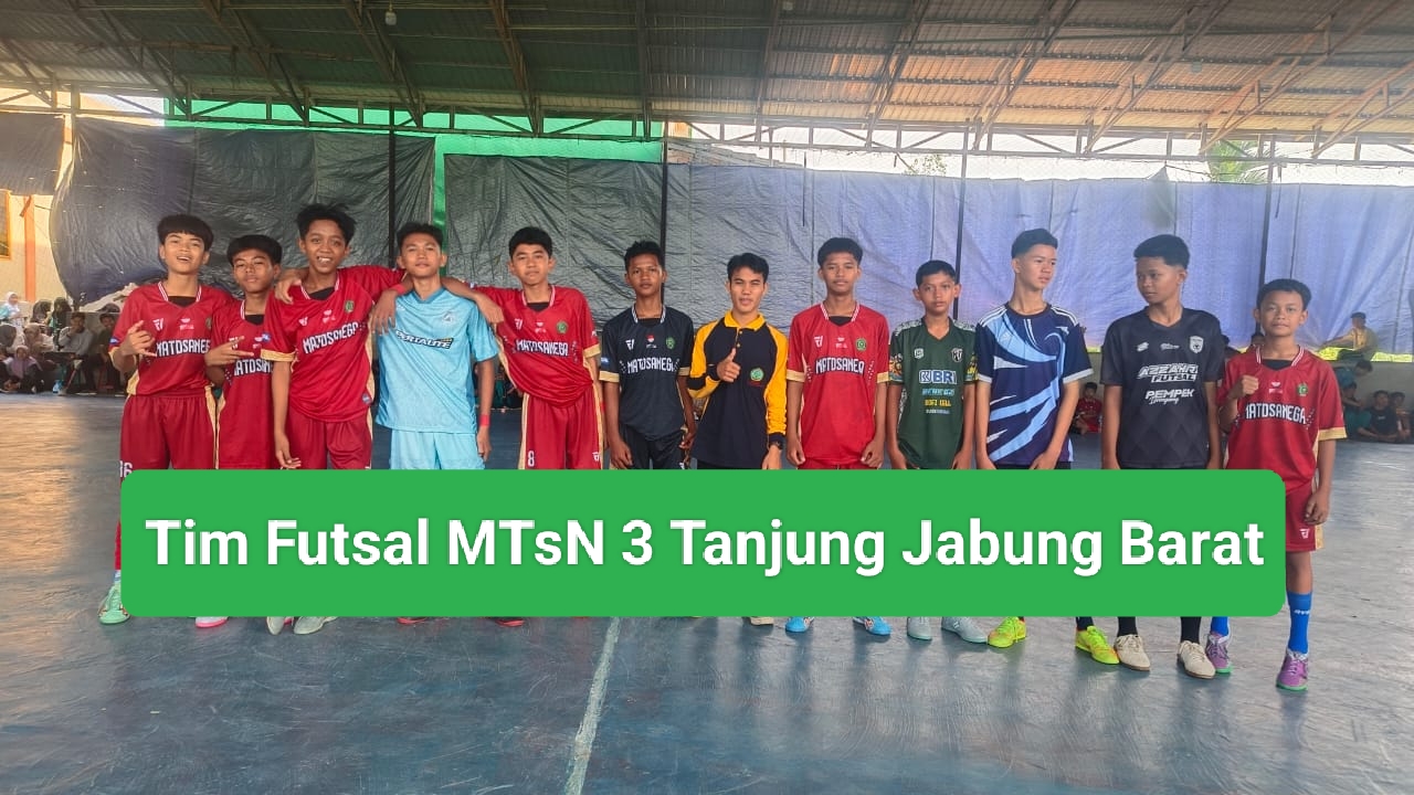 Pelatih Tim Futsal MTsN 3 Tanjab Barat Ikuti Teknikal Meeting