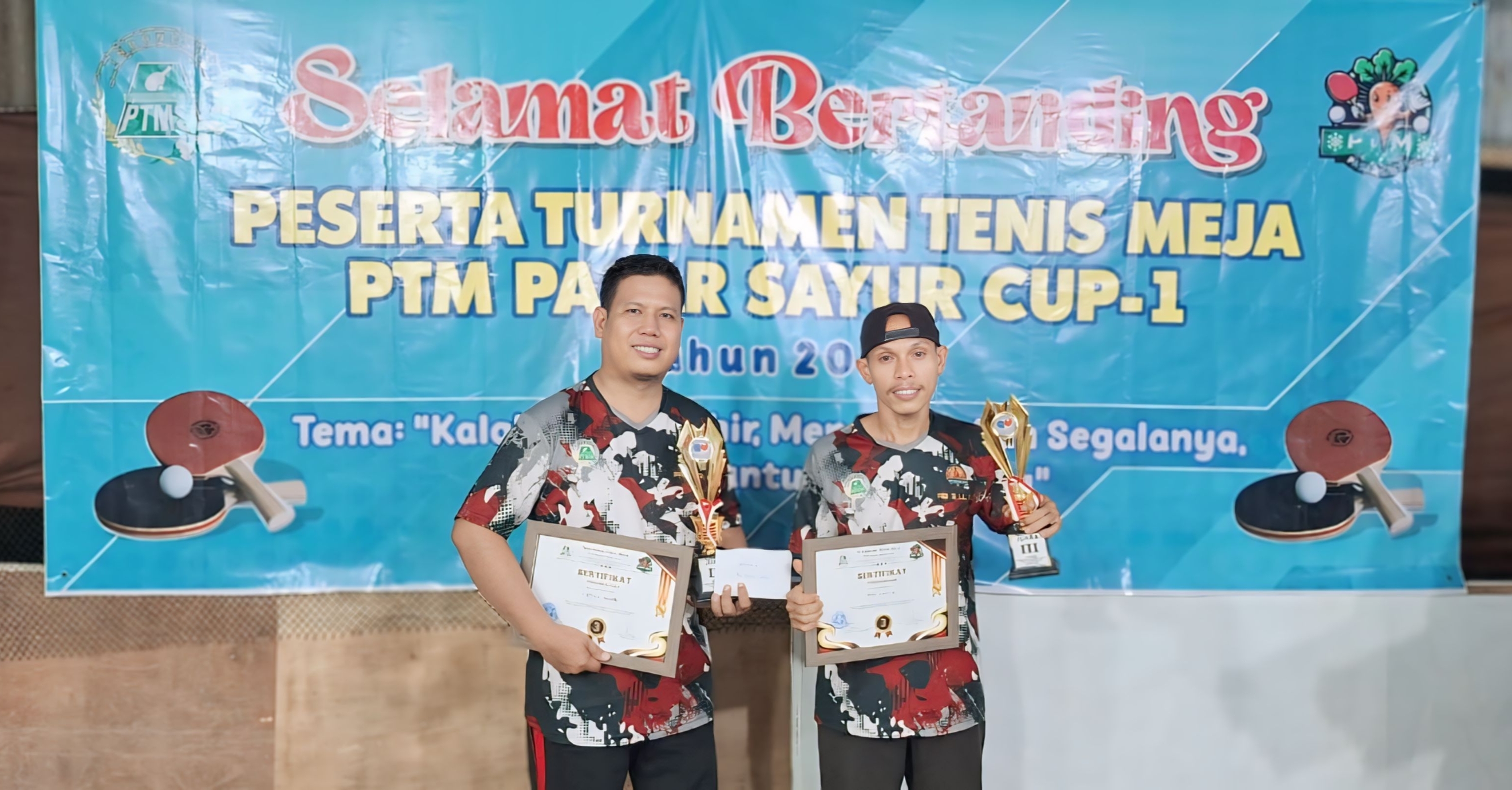 Fietra Annury, Guru MTsN Tanjab Barat Raih Juara Tenis Meja PTM Pasar Sayur Cup I Tebing Tinggi 2025